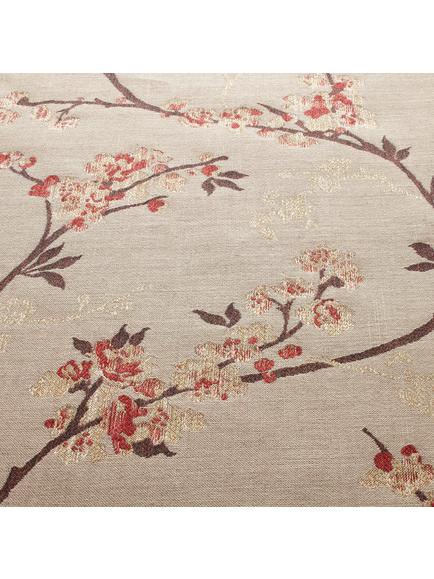 John Lewis Blossom Weave Furnishing Fabric - view 2, Russet