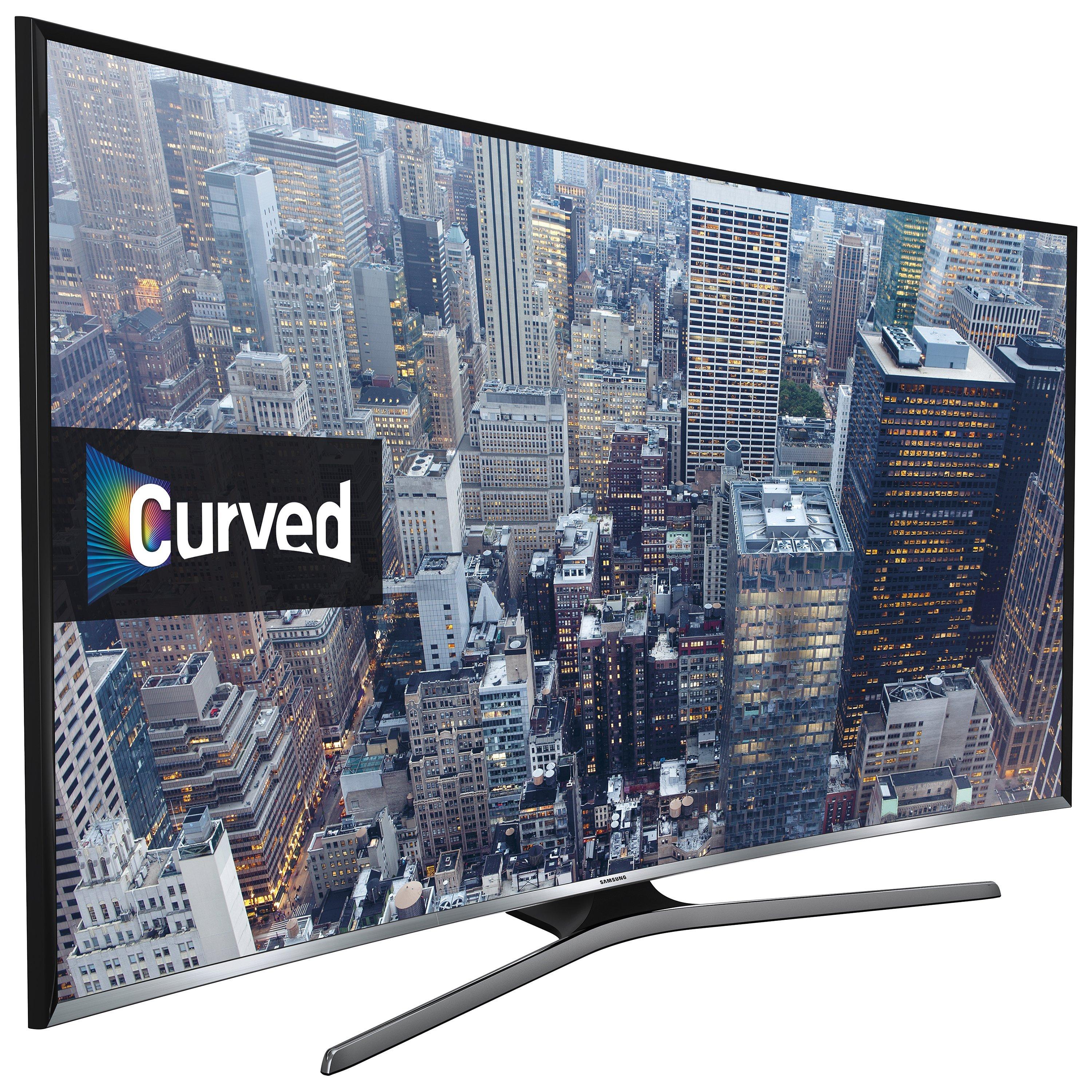 Samsung UE55J6300 Curved LED HD 1080p Smart TV, 55" with Freeview HD and Built-In Wi-Fi