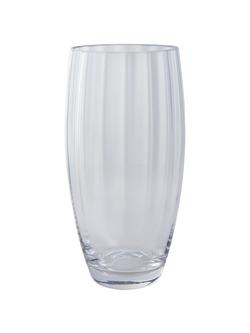 Dartington Crystal Florabundance Bouquet Barrel Vase, H24cm, Clear, Clear