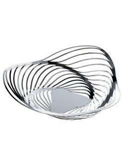 Alessi "Trinity" Basket, Silver