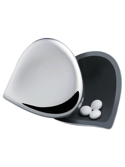 Alessi Chestnut Pill Box - view 2, Silver