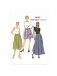 Vogue Very Easy Pleated Skirt Sewing Pattern, 9090