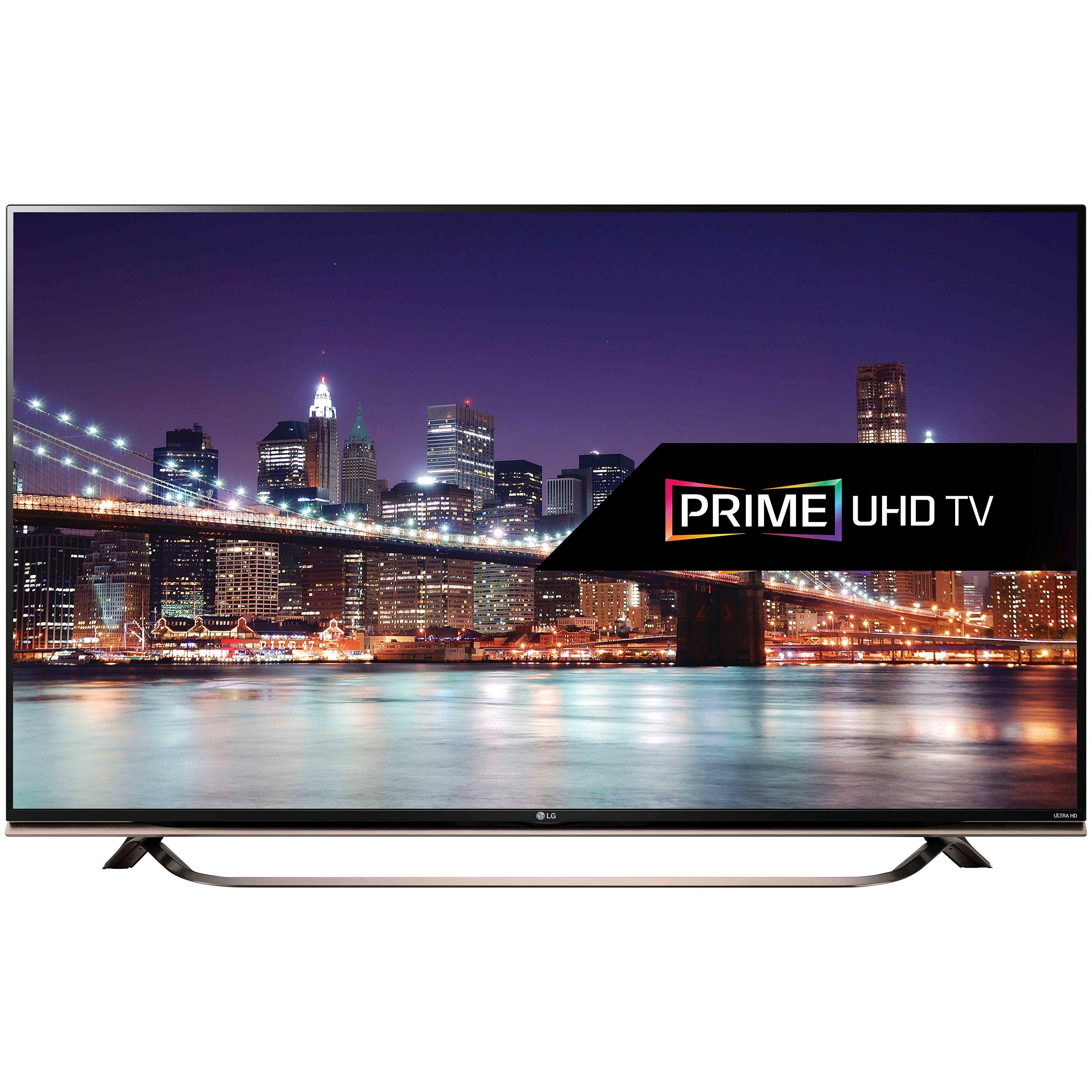 LG 65UF860V 4K Ultra-HD 3D Smart TV, 65" with Freeview HD, Built-In Wi-Fi, Harman/kardon Audio & 2x 3D Glasses