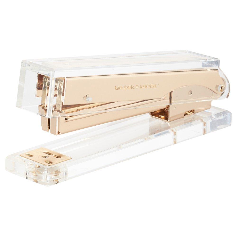 kate spade new york Acrylic Stapler, Gold