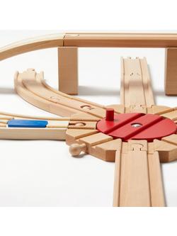 John Lewis Wooden Train Expansion Pack - view 2, Multi