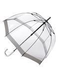 Fulton L041 Birdcage Domed Umbrella, Silver