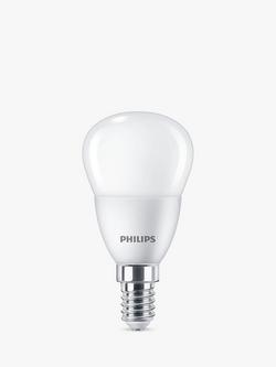 Philips 4.9W LED SES Golf Ball Light Bulb, Frosted, Frosted