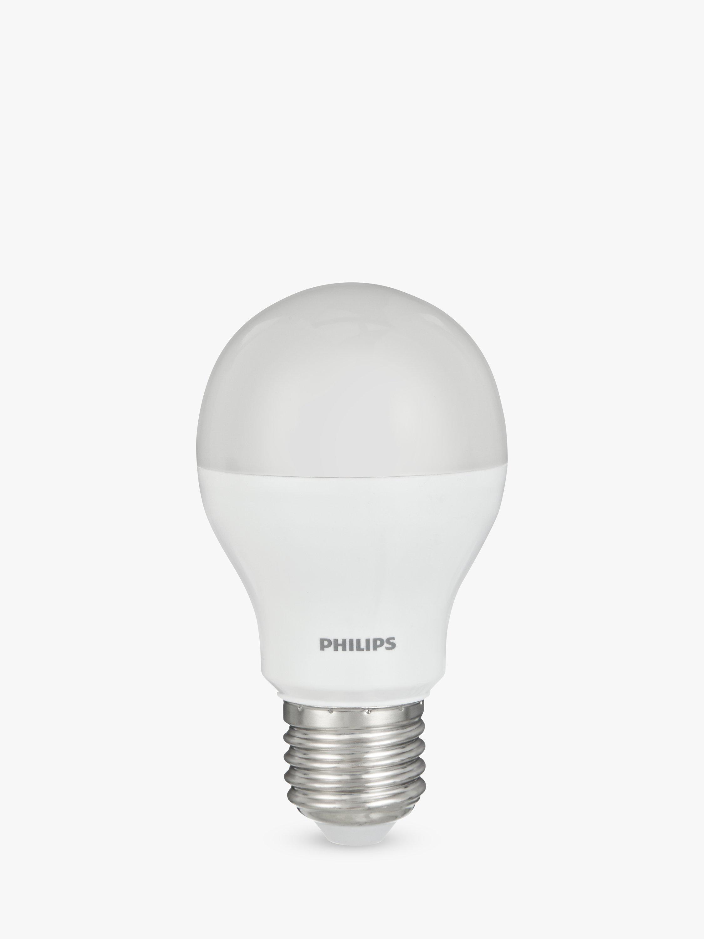Philips 8W ES LED Classic Light Bulb, Frosted