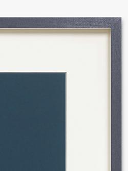 John Lewis Ron Lawson 'Cottage And Bike' Framed Print, 45 x 52cm - view 2, Blue/Multi