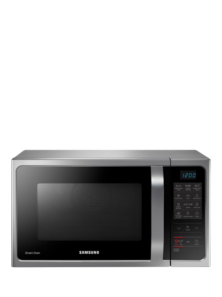 Samsung MC28H5013AS Freestanding Microwave Oven with Auto Cook, 28L, Silver, Silver