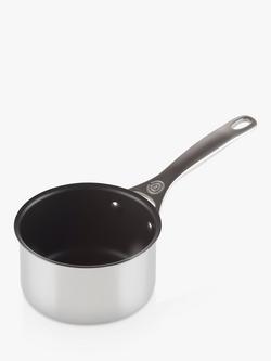 Le Creuset Signature 3-Ply Stainless Steel Milk Pan, 14cm, Silver