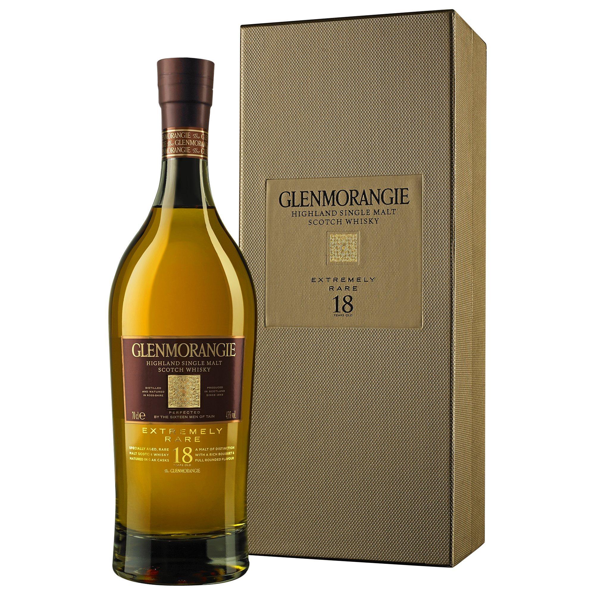 Glenmorangie 18 Years Old Single Malt Scotch Whisky, 70cl
