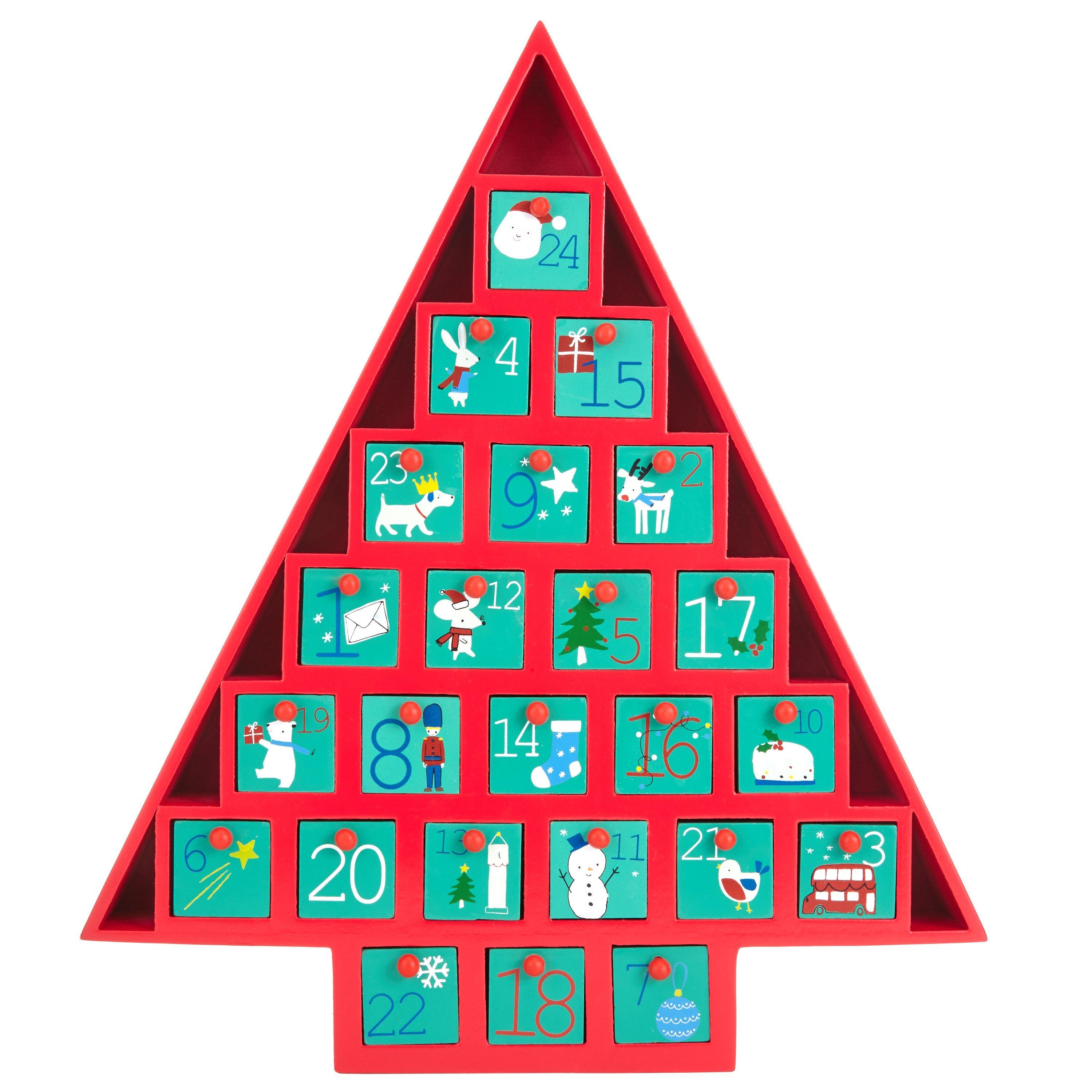 John Lewis Wooden Christmas Advent Calendar