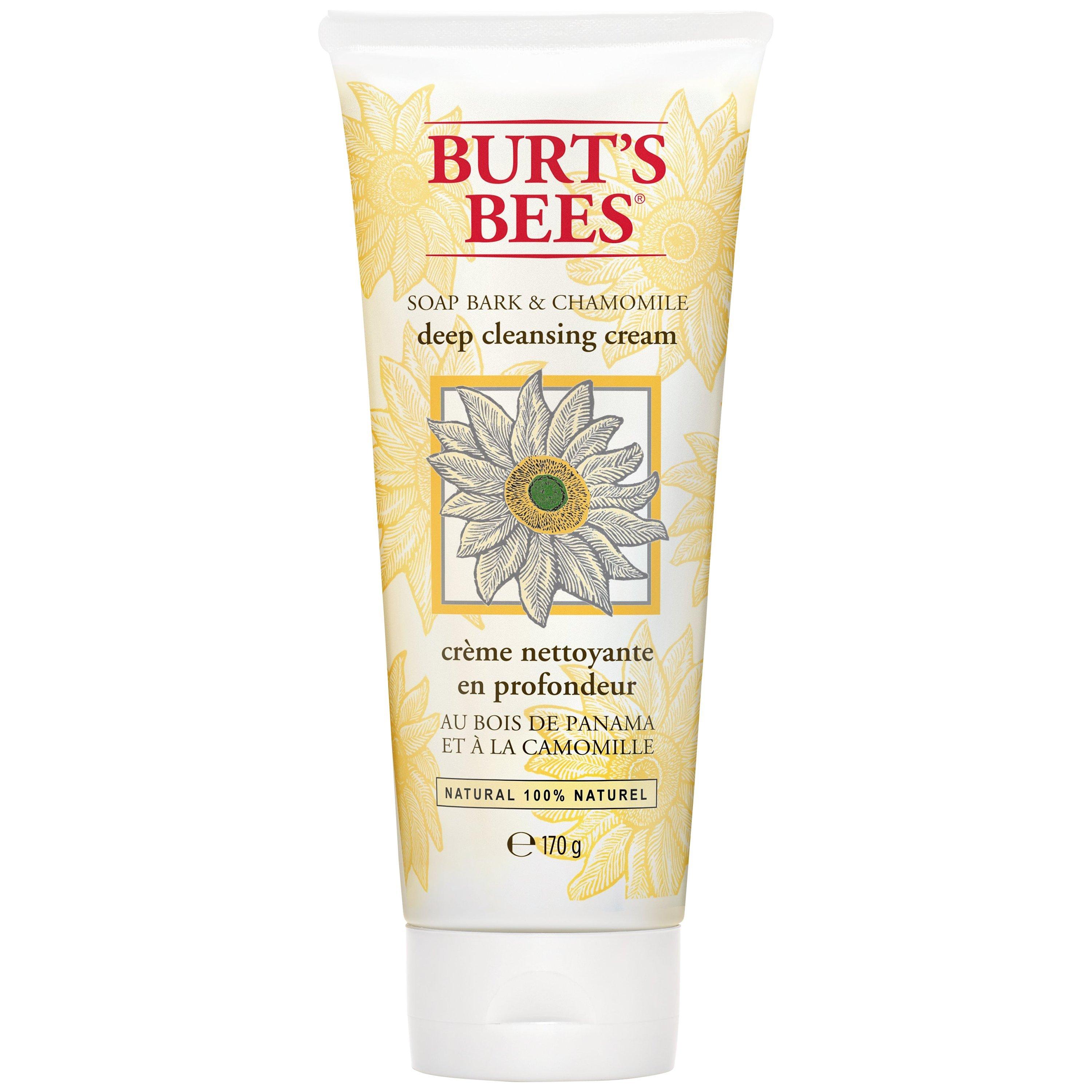 Burt's Bees Soap Bark & Chamomile Deep Cleansing Cream, 170g