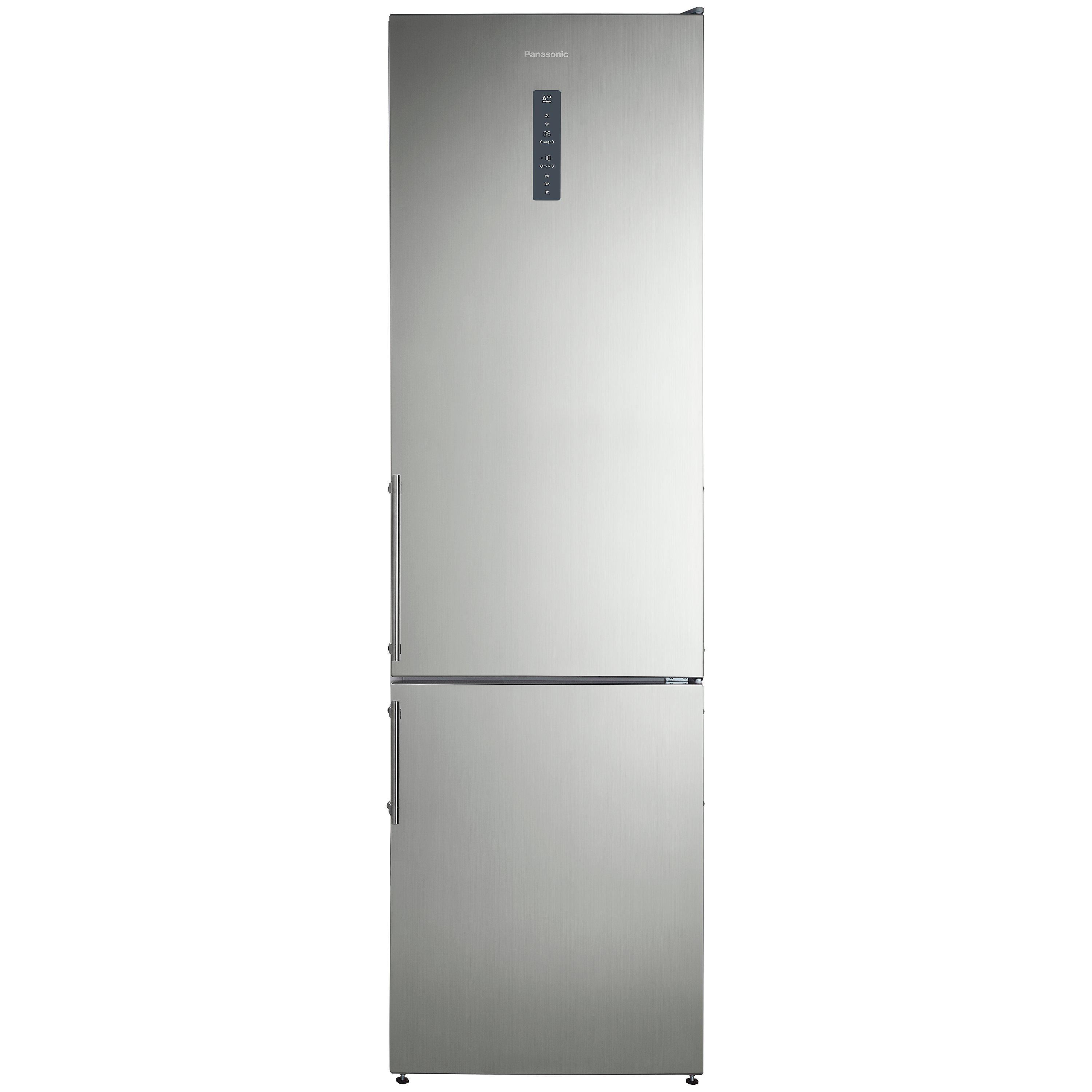 Panasonic NR-BN34FX1-B Freestanding Fridge Freezer, A++ Energy Rating, 60cm Wide, Stainless Steel