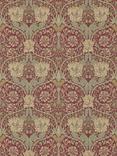 Morris & Co. Honeysuckle & Tulip Wallpaper, Red/Gold, Dm3w214700