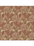 Morris & Co. Seaweed Wallpaper, Red/Gold, Dm3w214712