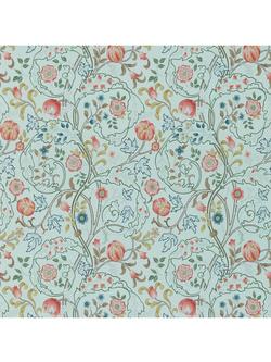 Morris & Co. Mary Isobel Wallpaper, Silk Blue/Pink, Dm3w214731