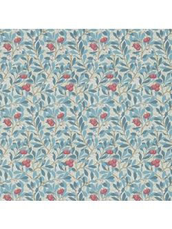 Morris & Co. Arbutus Wallpaper, Woad/Russet, Dm3w214718