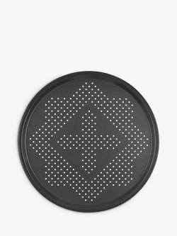 John Lewis Classic Non-Stick Carbon Steel Pizza Tray, 30cm - view 2, Grey