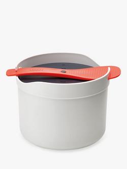 Joseph Joseph M-Cuisine Microwave Rice Cooker - view 2, Stone/Orange