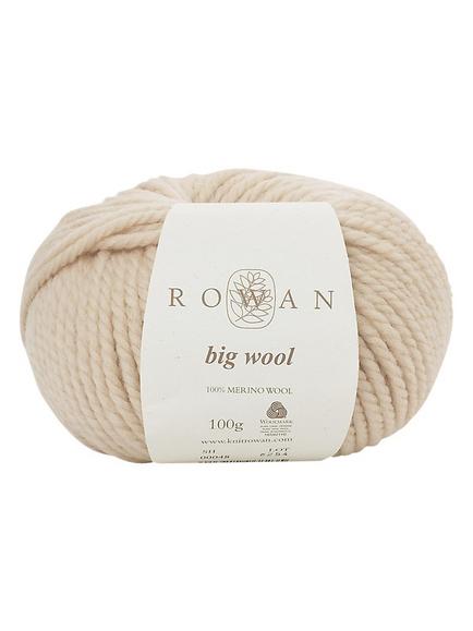 Rowan Big Wool Super Chunky Merino Yarn, 100g, Linen