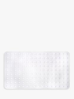 John Lewis In-Bath Mat, Clear, Clear