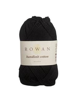 Rowan Handknit Cotton DK Yarn, 50g, Black