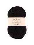 Rowan Pure Wool Superwash Worsted Aran Yarn, 100g, Black 109