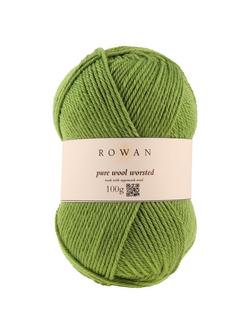Rowan Pure Wool Superwash Worsted Aran Yarn, 100g, Olive 125