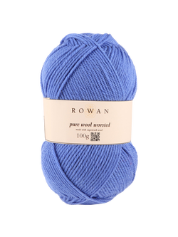 Rowan Pure Wool Superwash Worsted Aran Yarn, 100g, Periwinkle 146