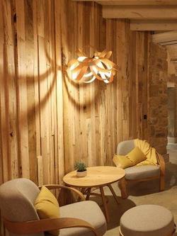 Tom Raffield Skipper Pendant Light, 62cm, Walnut