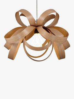 Tom Raffield Skipper Pendant Light, 62cm, Oak
