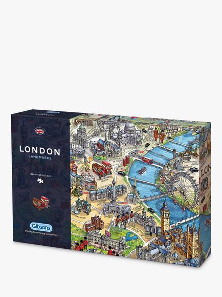 Gibsons London Landmarks Jigsaw Puzzle, 1000 Pieces, 