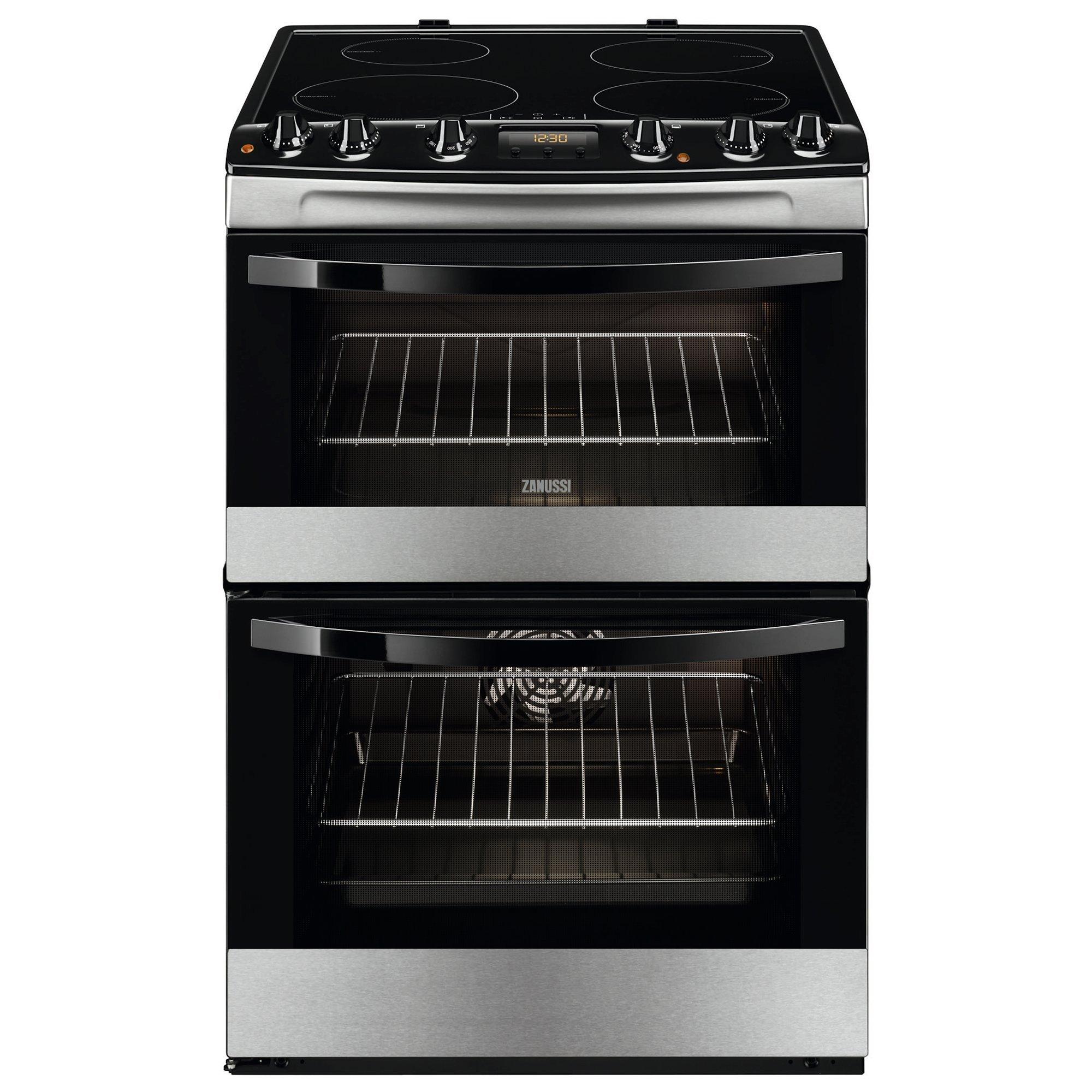 Zanussi ZCI68300XA Electric Cooker, Stainless Steel