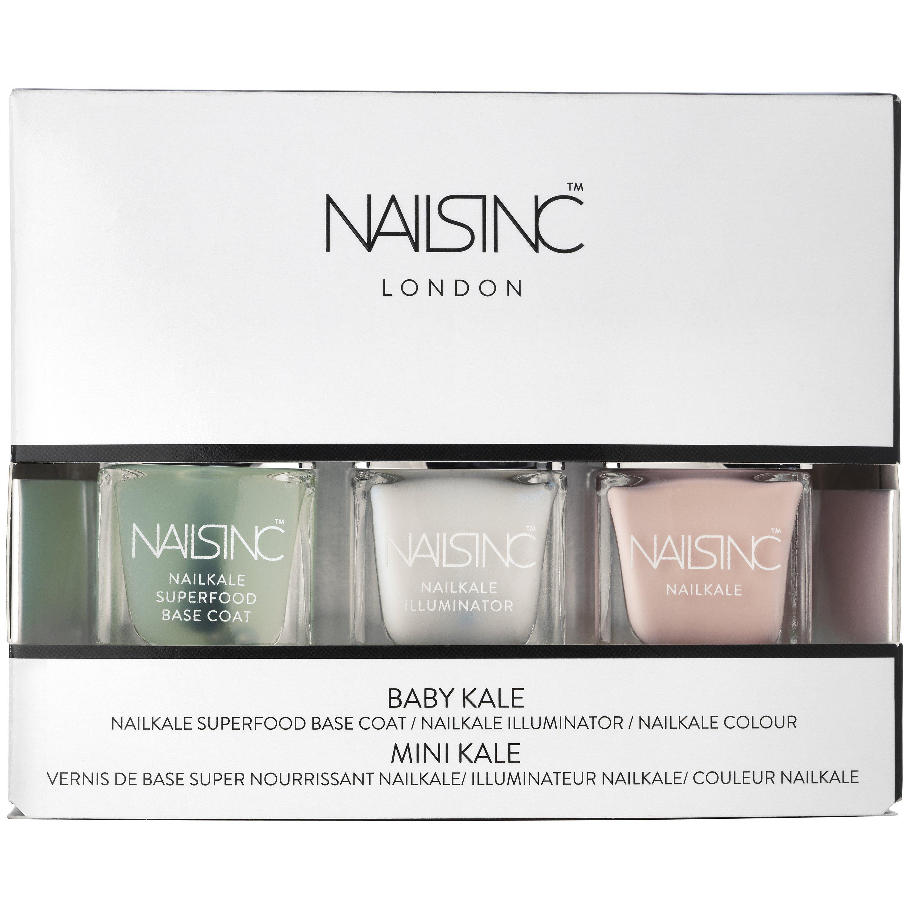 Nails Inc. Nailkale Polish Baby Kale Collection, 3 x 5ml