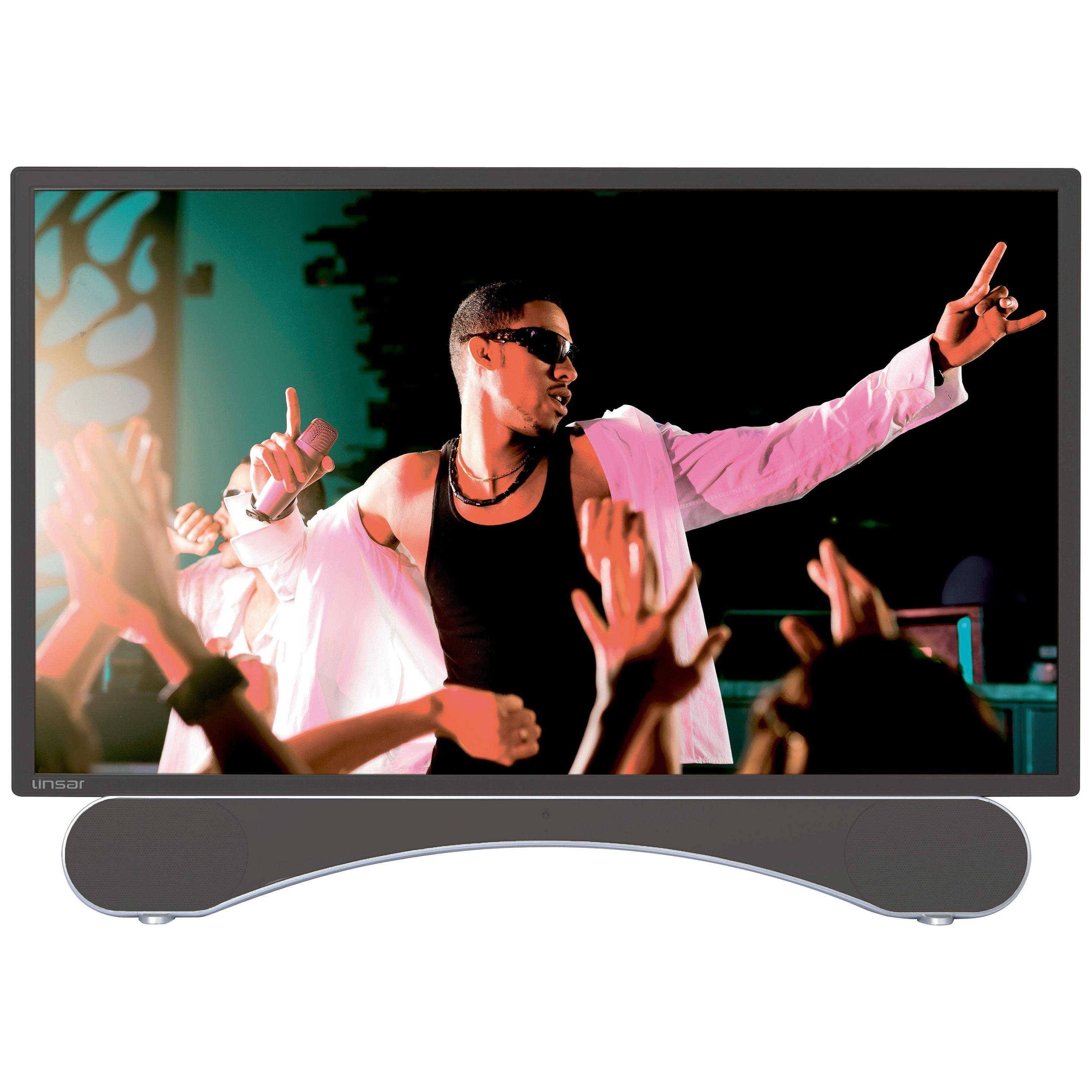 Linsar X22 LED HD 1080p Bluetooth TV, 22" with Freeview HD & Integrated Soundbar