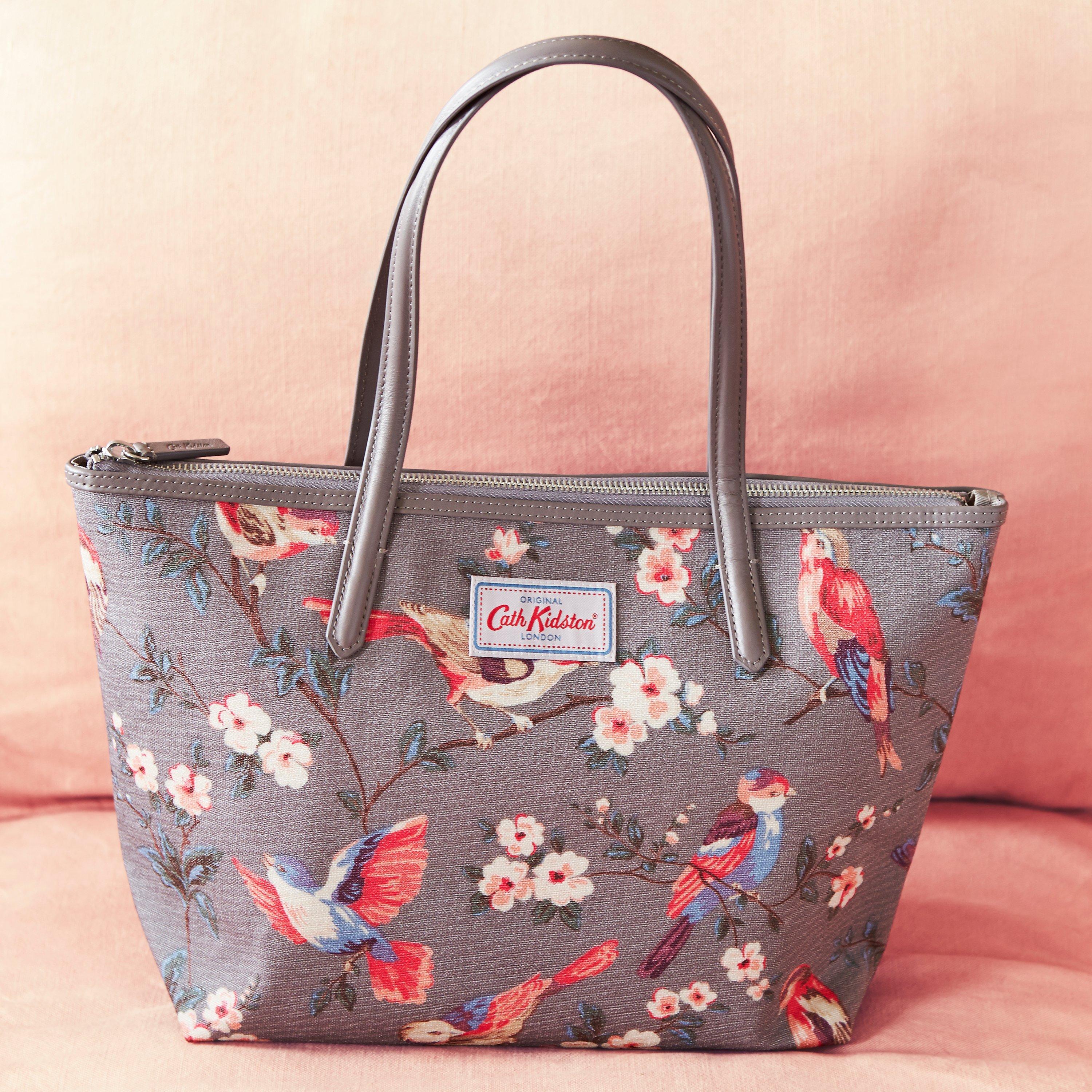 Cath Kidston British Birds Tote Bag Grey