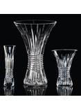 Waterford Crystal Lismore Diamond Cut Glass Vase, H30cm, Clear