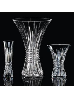 Waterford Crystal Lismore Diamond Cut Glass Vase, H30cm, Clear - view 2, Clear