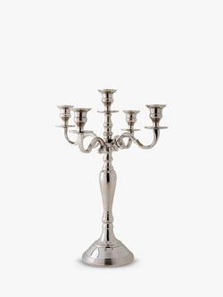 Culinary Concepts Candelabra, Silver, Small, Silver