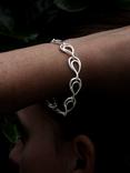 Nina B Sterling Silver Open Links Bracelet