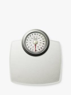 Salter Classic Mechanical Bathroom Scale, White, White