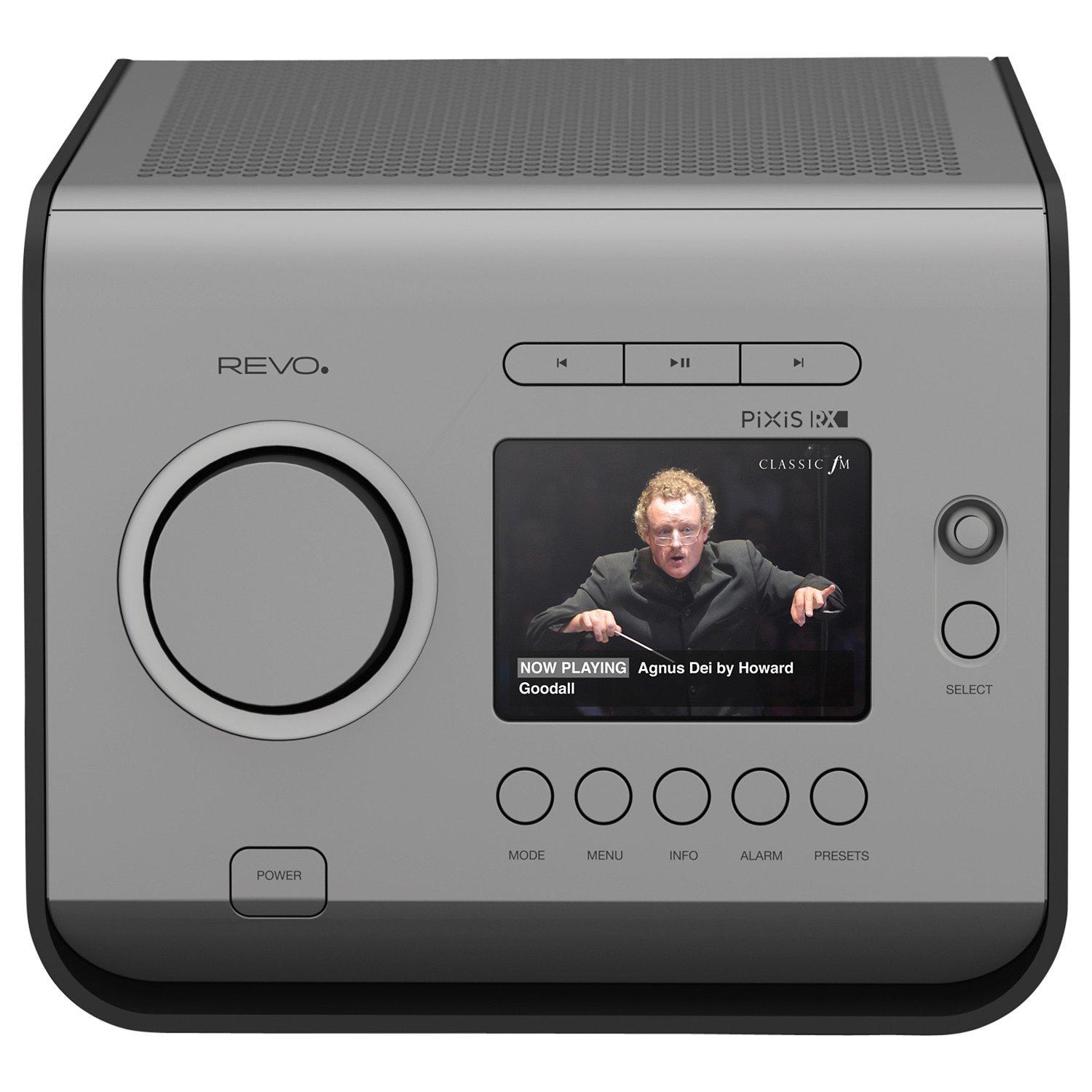 Revo PiXiS RX DAB, DAB+, FM Internet Radio with DLNA & Spotify Connect
