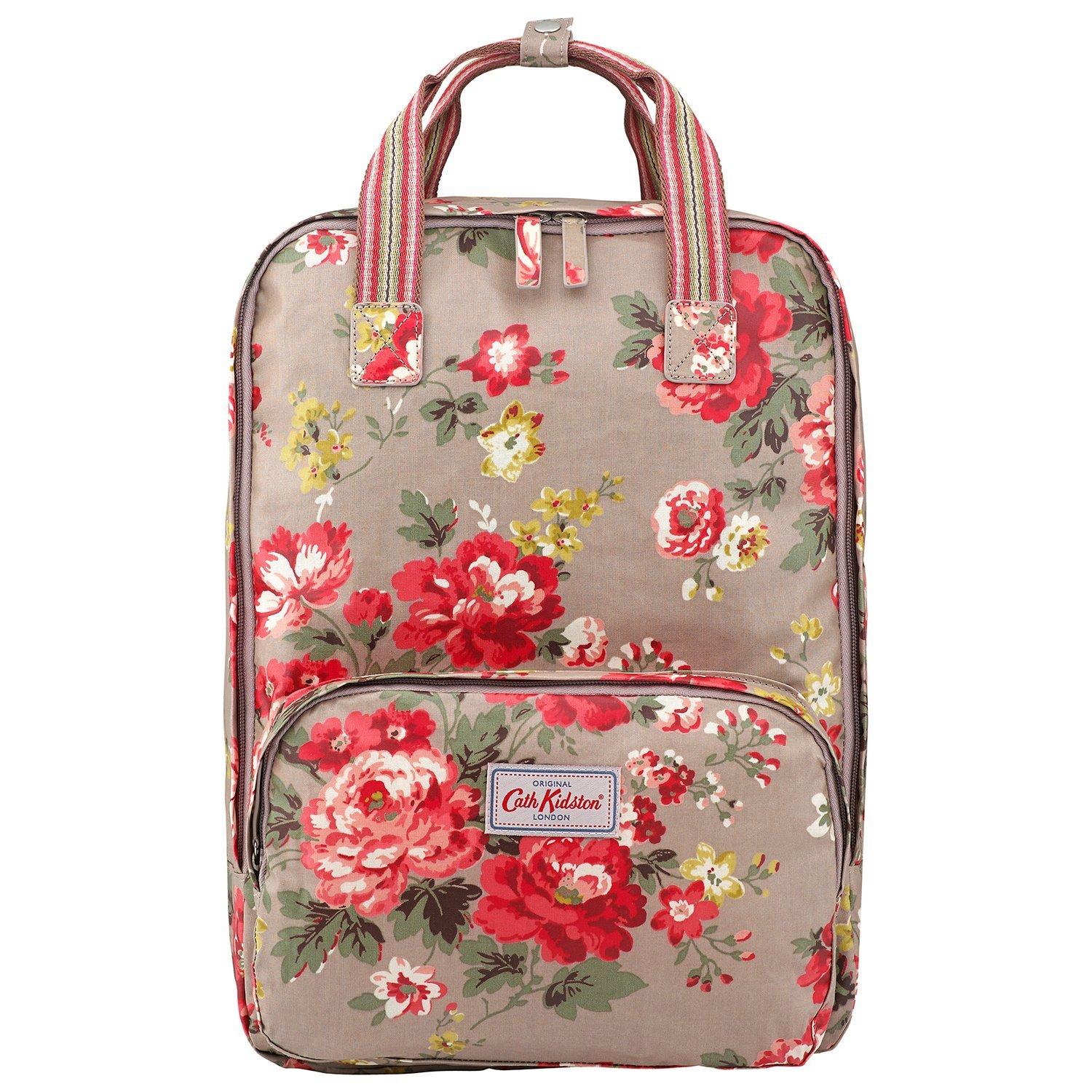 Cath Kidston Winter Rose 13 Laptop Backpack Oat