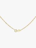 IBB 18ct Yellow Gold Twist Curb Chain Necklace, Yellow Gold