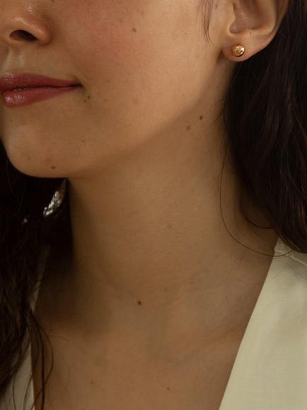 IBB 18ct Rose Gold Ball Stud Earrings - view 2, Rose Gold