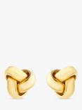 IBB 18ct Yellow Gold Knot Stud Earrings, Yellow Gold