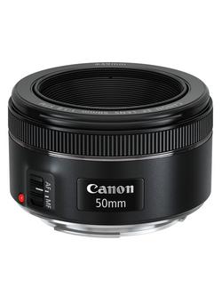 Canon EF 50 F/1.8 STM Lens, Black