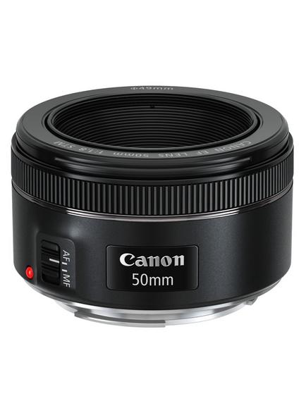 Canon EF 50 F/1.8 STM Lens, Black